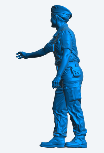 N31 Female Royal Navy Crew Figure – Unpainted Multi-Scale Model