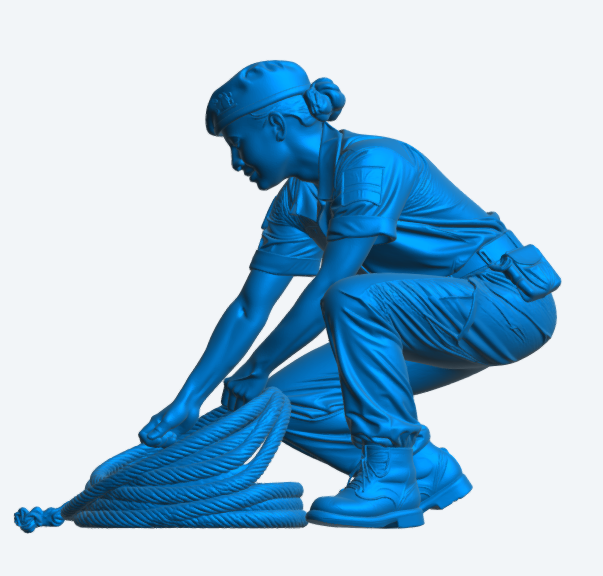 N32 Female Royal Navy Deck Crew Figure – Unpainted Multi-Scale Model