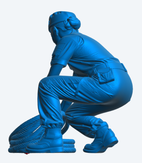 N32 Female Royal Navy Deck Crew Figure – Unpainted Multi-Scale Model