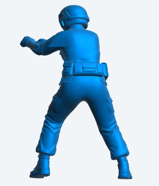 N43 Female Gunner Figure – Modern Naval Scale figure Unpainted