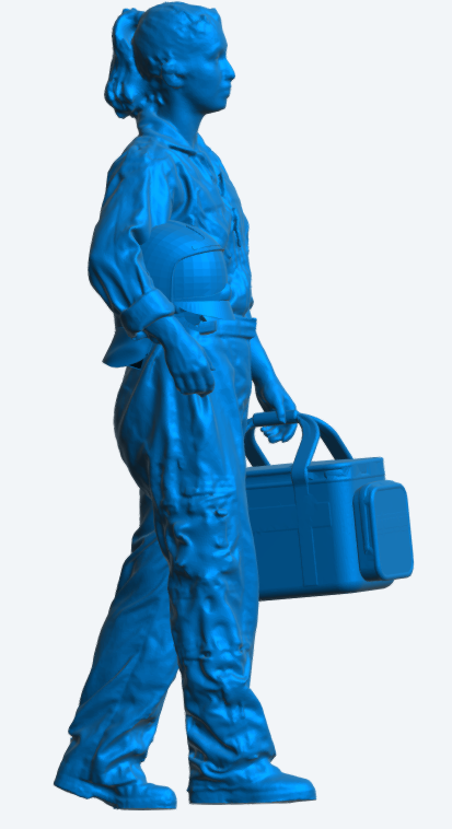 EMS37 Female Motorbike Paramedic – First Responder Unpainted