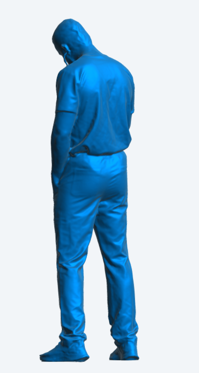 EMS38 Doctor Using Stethoscope – Scrubs & Surgical Cap Unpainted