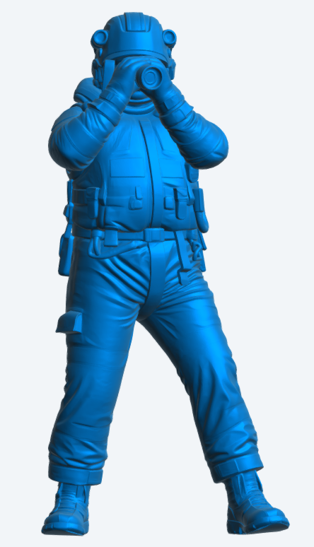 R3 Female RNLI Lifeboat Crew Figure – Lookout | Unpainted Multiscale Model