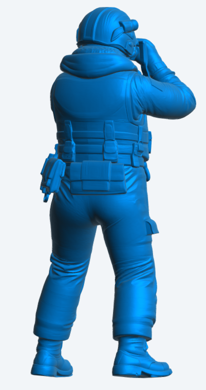 R3 Female RNLI Lifeboat Crew Figure – Lookout | Unpainted Multiscale Model