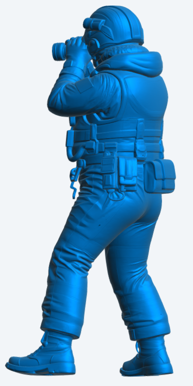 R3 Female RNLI Lifeboat Crew Figure – Lookout | Unpainted Multiscale Model