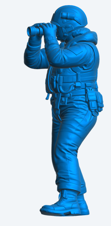 R3 Female RNLI Lifeboat Crew Figure – Lookout | Unpainted Multiscale Model