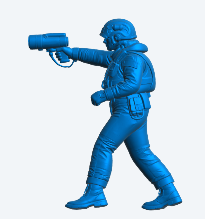 R6 Female RNLI Lifeboat Crew Figure – Advancing Search | Unpainted Multiscale Model