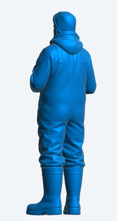 TG115 – Dockside Fisherman / Harbour Worker – Holding Mug Unpainted