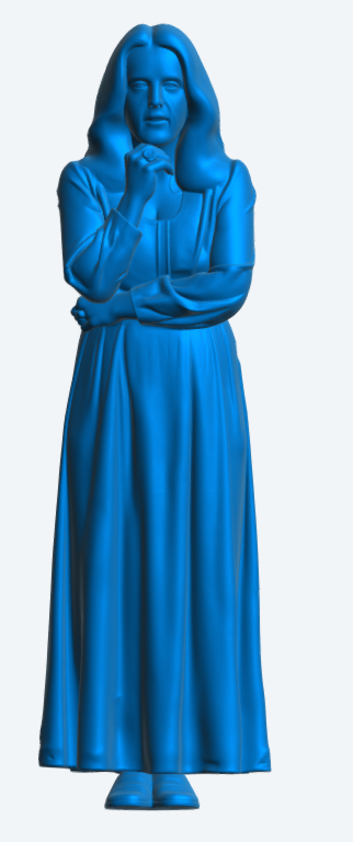 W70 Woman Thinking – Summer Day Pose – UNPAINTED