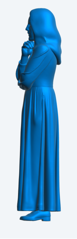 W70 Woman Thinking – Summer Day Pose – UNPAINTED