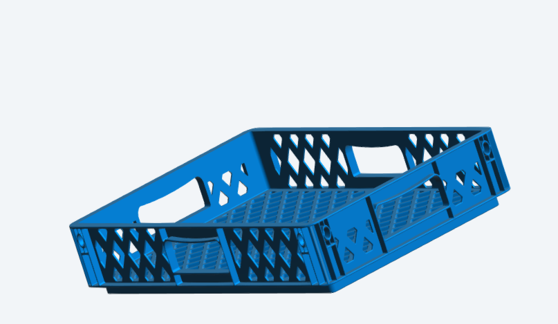 SA98 Commercial Fishing Boat Plastic Tray – Stackable – UNPAINTED