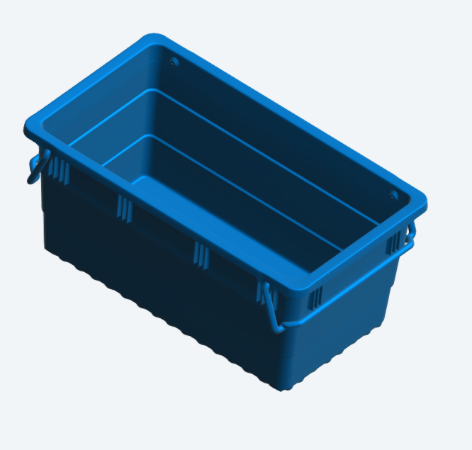 SA100 – Commercial Fish Tub with Wire Handles