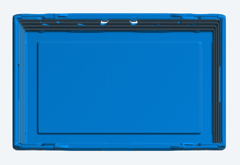 SA102 – Commercial Bale Crate – Stackable – UNPAINTED