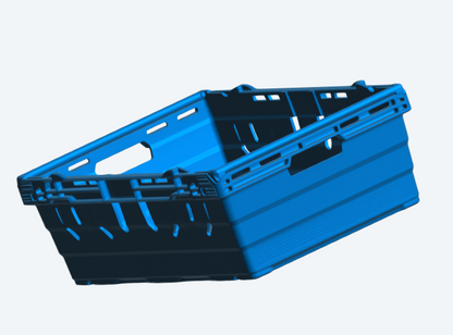 SA102 – Commercial Bale Crate – Stackable – UNPAINTED