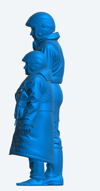 R8 “When I Grow Up  I Want to Be Like Mummy”  Modern RNLI Lifeboat Crew Unpainted