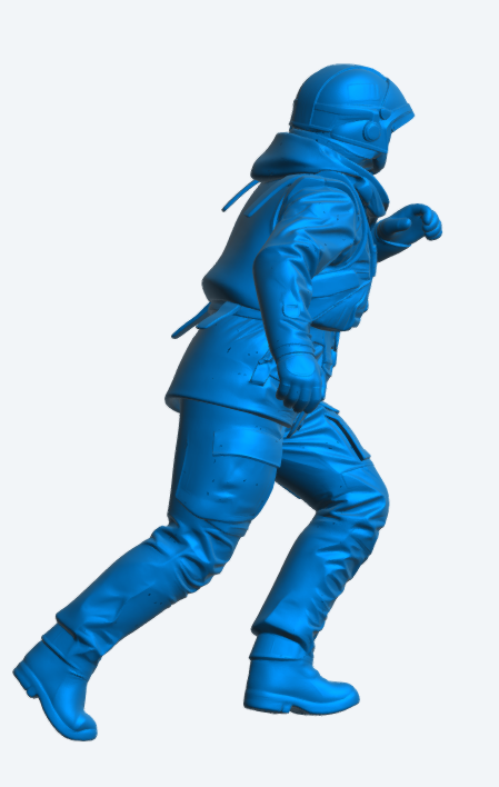 R10 – Modern RNLI Lifeboat Crew – Action Pose Unpainted