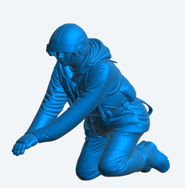 R11 – Female RNLI Lifeboat Crew Performing CPR Unpainted part of a set