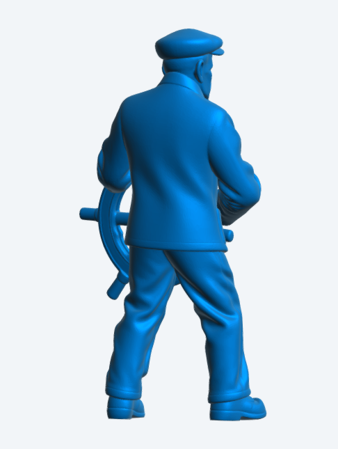 TG118 – Deck Hand with Ship’s Wheel Unpainted