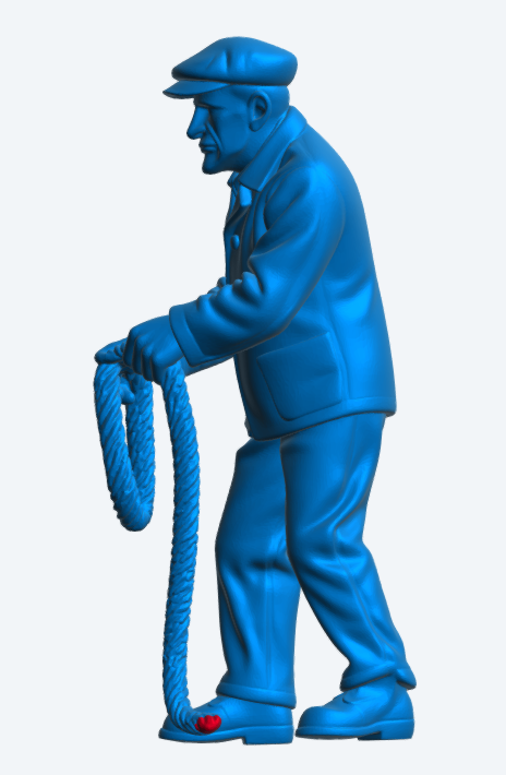 TG119 – Deck Hand Handling Rope Unpainted