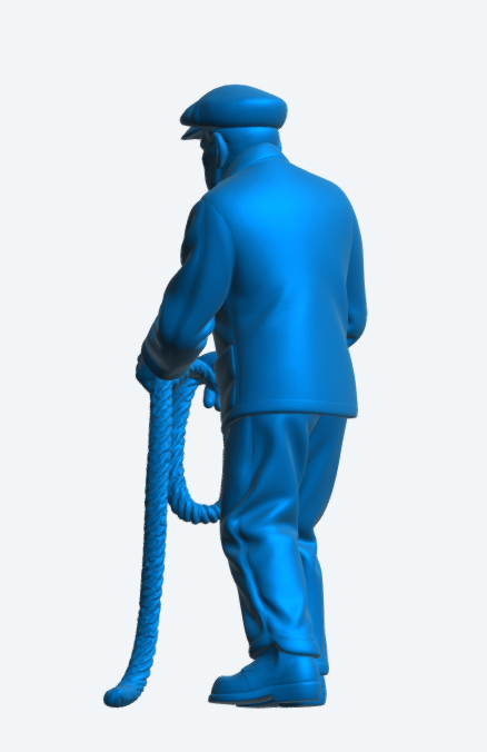 TG119 – Deck Hand Handling Rope Unpainted