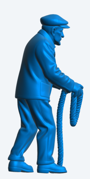 TG119 – Deck Hand Handling Rope Unpainted