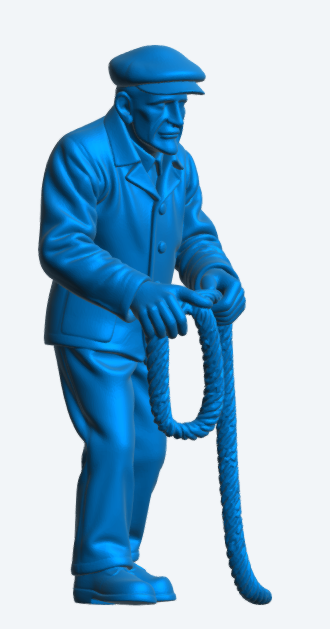 TG119 – Deck Hand Handling Rope Unpainted