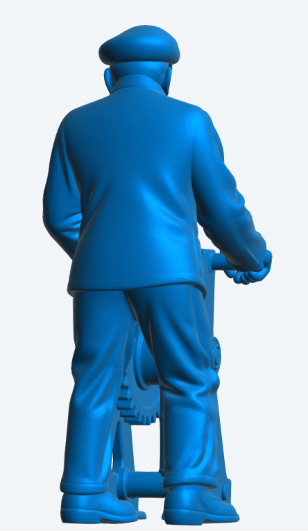 TG120 – Deck Worker Operating Winch Gear Unpainted