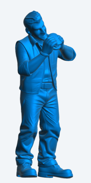 M99 Model Scale Construction Worker – Bacon Sandwich Break Unpainted