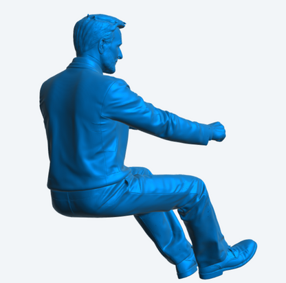 C10 Bus or Casual Driver Figure – Shirt, Tie and Sweater Unpainted