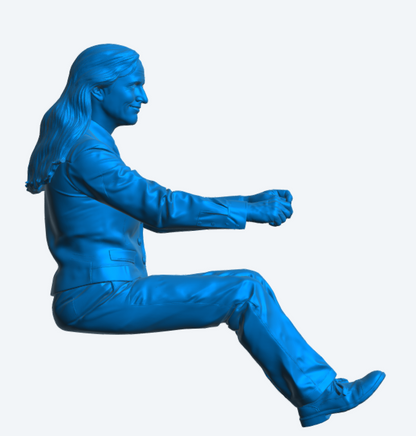 C9 Female Bus or Chauffeur Driver Figure – Uniformed Unpainted