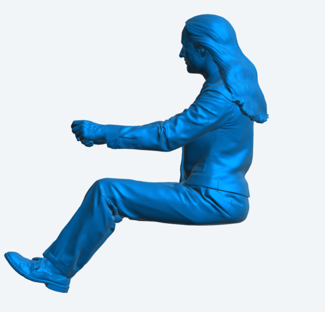 C9 Female Bus or Chauffeur Driver Figure – Uniformed Unpainted