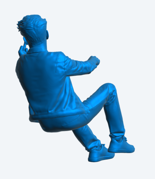 C4 Young Trendy Car Driver Figure – Gesture Out of Window Unpainted