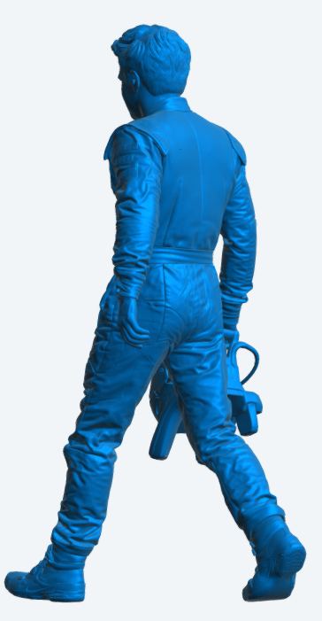 C31 WEC GT Race Driver – Helmet Carry Pose Unpainted