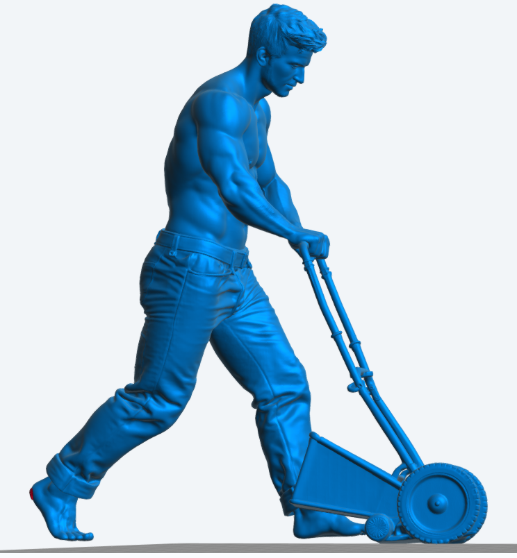 M106 Gardner Figur – Klassischer Gärtner / Platzwart unbemalt