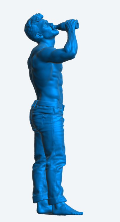 M107 Gardner Figure – “Well Earned Break” Unpainted