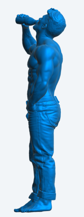 M107 Gardner Figure – “Well Earned Break” Unpainted