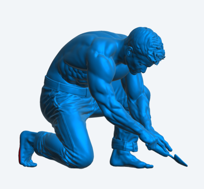 M108 Gardner Figure – Groundsman at Work Unpainted