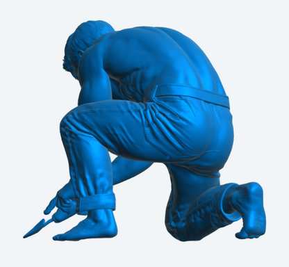 M108 Gardner Figure – Groundsman at Work Unpainted