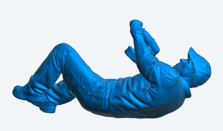 C57 Modern WRC Mechanic – Under-Car Service Pose, Unpainted