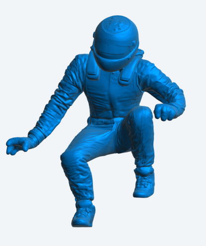 C38 WEC GT Race Driver – Climbing Into Car Pose Unpainted
