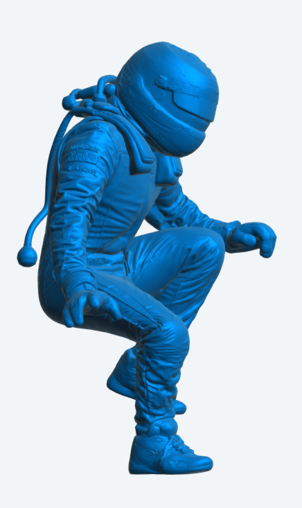 C38 WEC GT Race Driver – Climbing Into Car Pose Unpainted