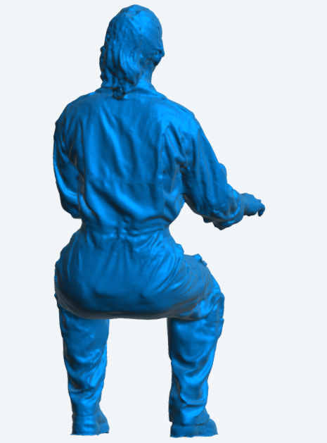 C3 Female Uniformed Commercial Driver Figure Unpainted