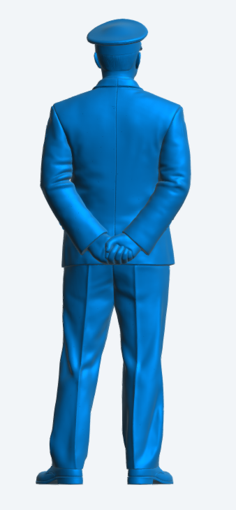 N53 Scale Model Figure – Naval Petty Officer at Ease (Unpainted)