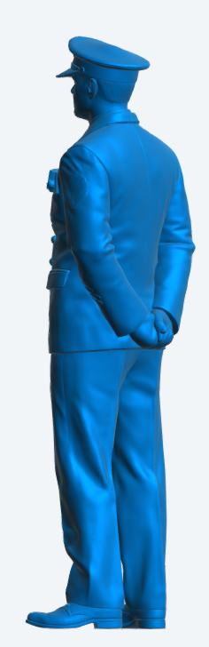 N53 Scale Model Figure – Naval Petty Officer at Ease (Unpainted)