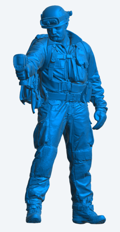 EMS44 Male SAR Operator – Thermal Imaging Rescue Specialist Unpainted