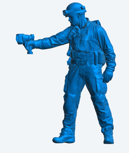 EMS44 Male SAR Operator – Thermal Imaging Rescue Specialist Unpainted