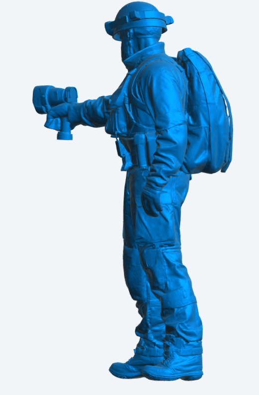 EMS44 Male SAR Operator – Thermal Imaging Rescue Specialist Unpainted