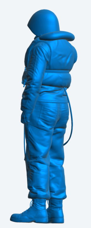 N61 Scale Model Figure – US Navy Deck Talker with Mk2 Helmet Unpainted