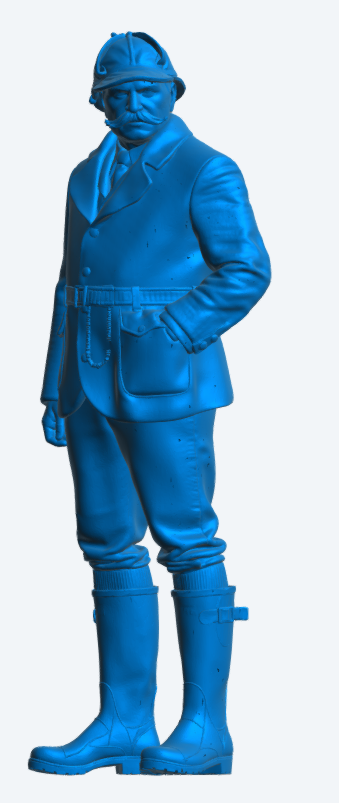 L22 Gentleman Farmer Figure in Stalker Hat – Country Estate  Miniature Unpainted