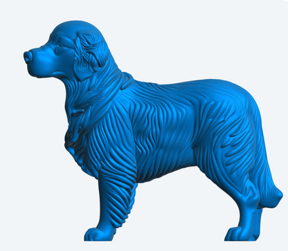 L12 Retriever Gundog Figure – Working Country Dog Miniature Unpainted